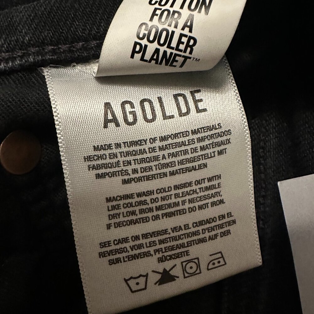 NWT AGOLDE Harper Jean in Hush - Size 24 - Picture 6 of 9